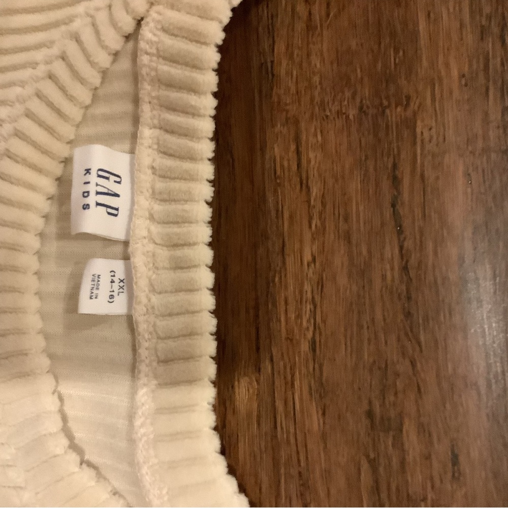 Cream Ribbed Top - Picture 4 of 5